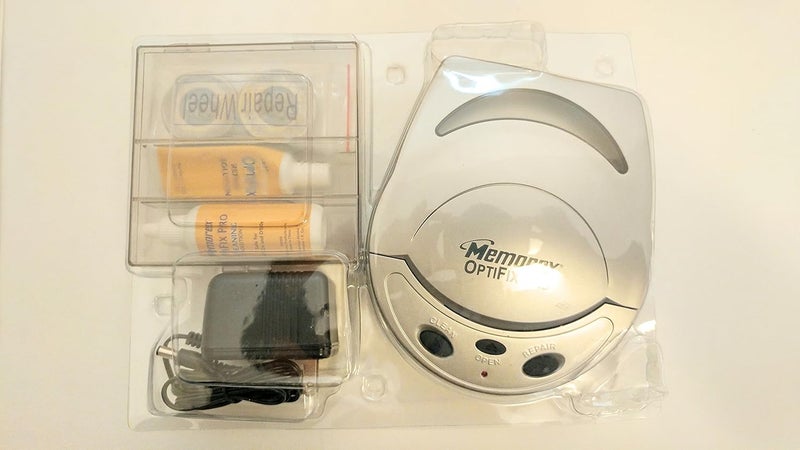 Memorex OptiFix Pro Motorized CD/DVD Scratch Repair Kit for CD/DVD Music, Movies, Game Discs - Image 2